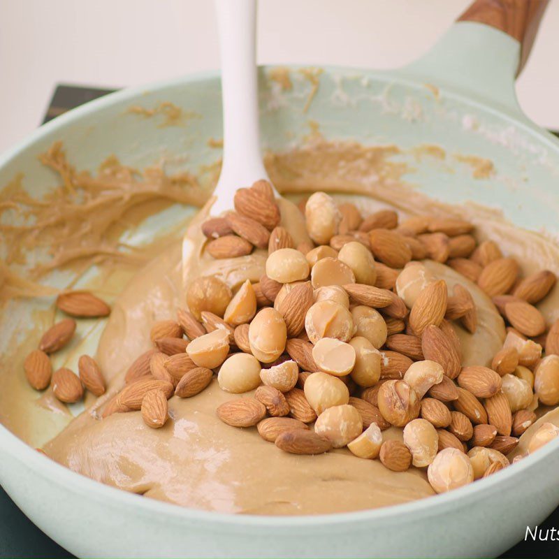 Step 2 Mixing the Candy Mixture Coconut Milk Coffee Nougat