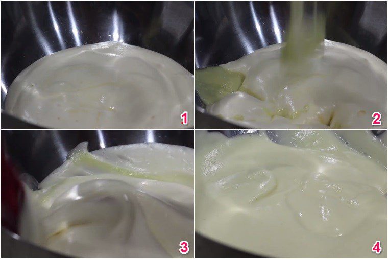 Step 4 Mix the egg and durian mixture How to make durian ice cream using a blender