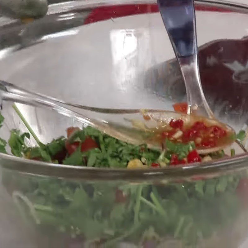 Step 6 Mix the vermicelli with Thai-style vermicelli