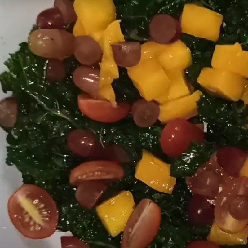 Step 3 Mix Mango Kale Salad