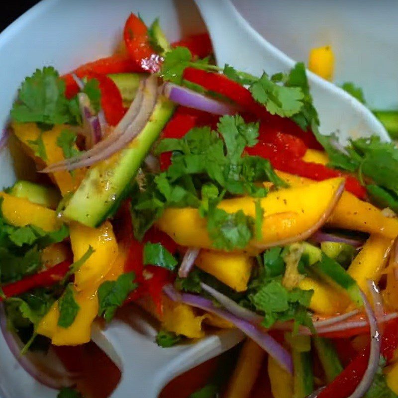 Step 3 Mix the Mango Cucumber Salad