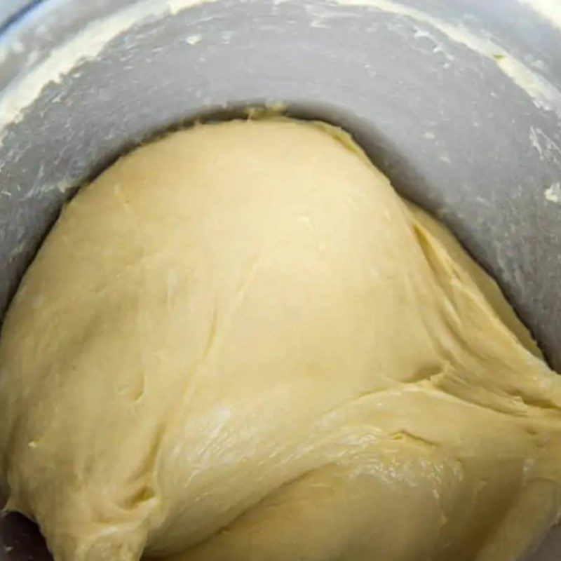 Step 1 Mixing and letting the dough rise Peanut Butter Bread using an air fryer