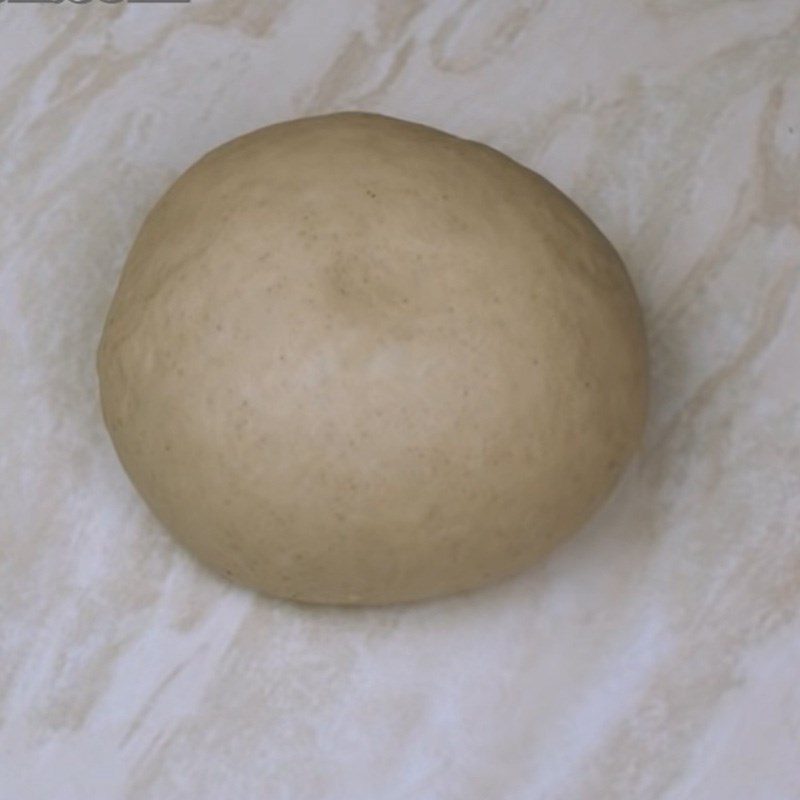 Step 4 Mixing and kneading the dough Stollen cake with almond filling