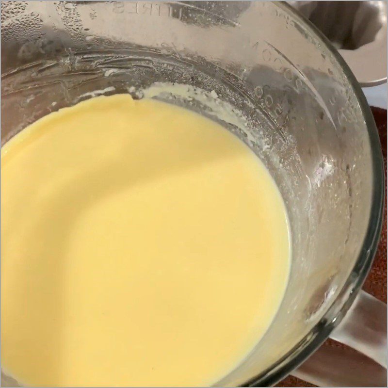 Step 2 Mixing and resting the cake batter Canele