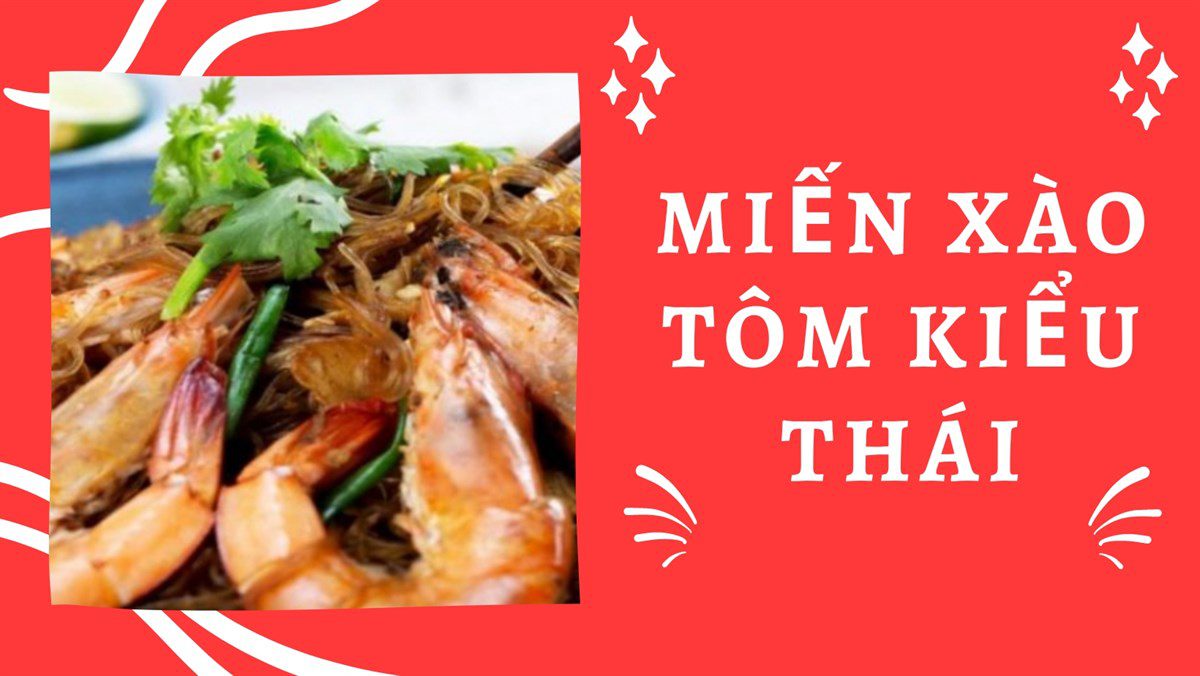 Thai-style Stir-fried Vermicelli with Shrimp (Recipe shared from Tiktok Cooking with TasteVN)