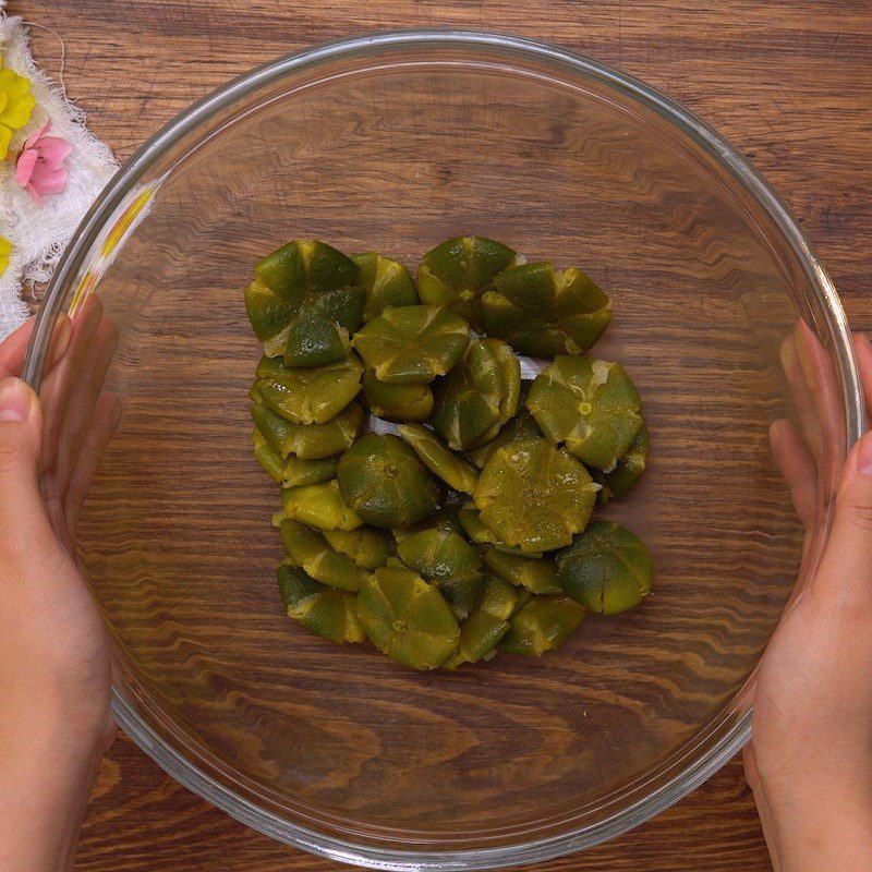 Step 2 Blanch the kumquats for kumquat jam