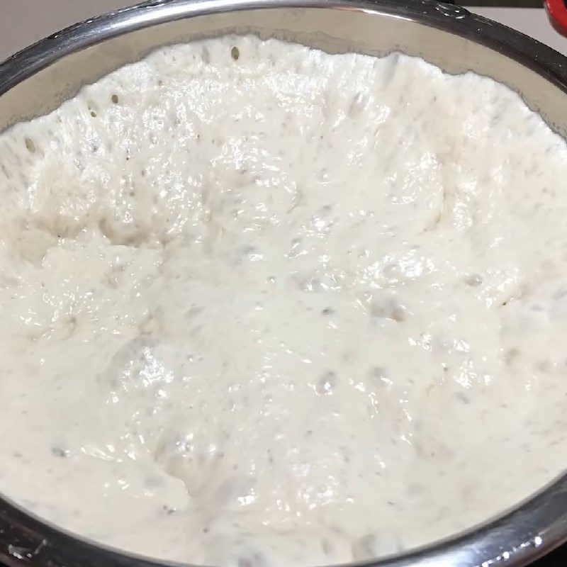 Step 3 Proof the dough for the crusty bread without kneading