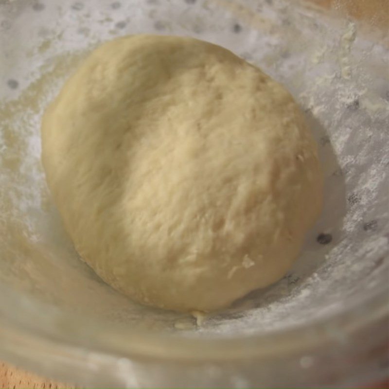 Step 3 Dough proofing for corn cheese pizza