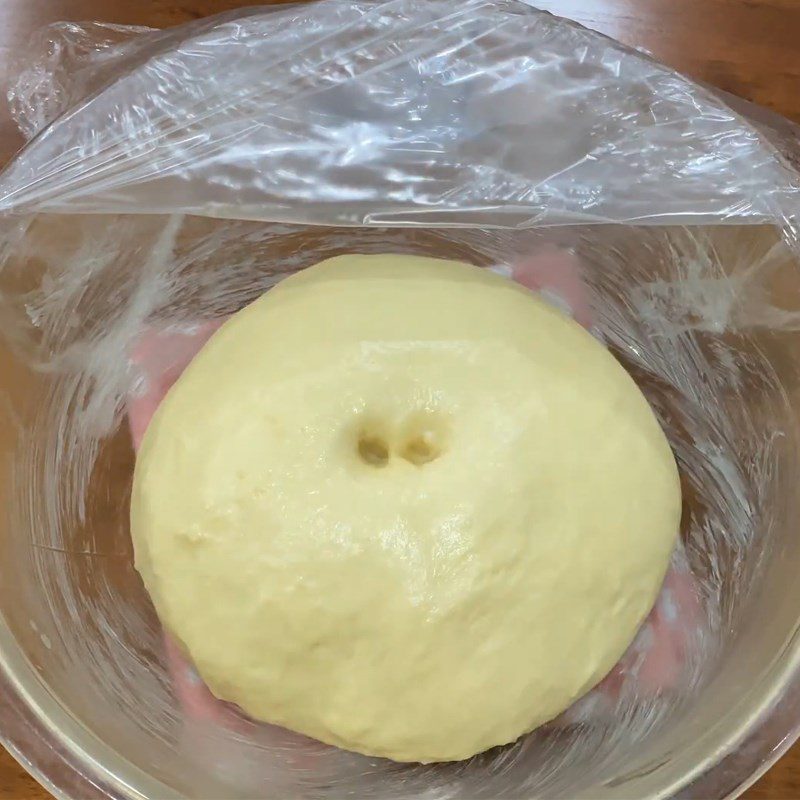 Step 3 Proofing the dough Sweet potato milk bread