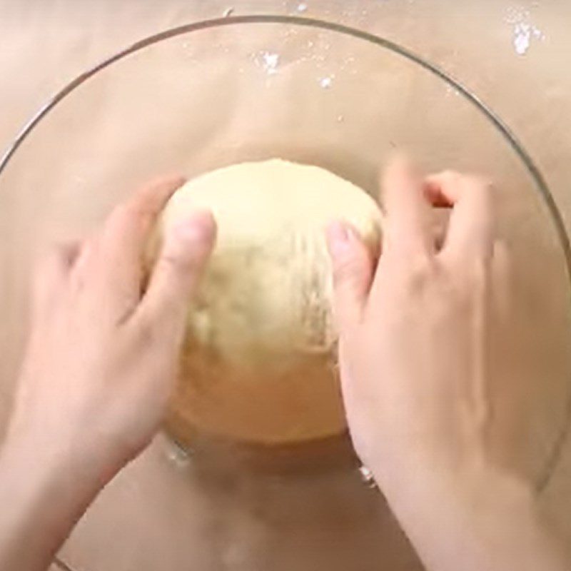 Step 2 Proofing the dough and shaping Spicy pork floss bread