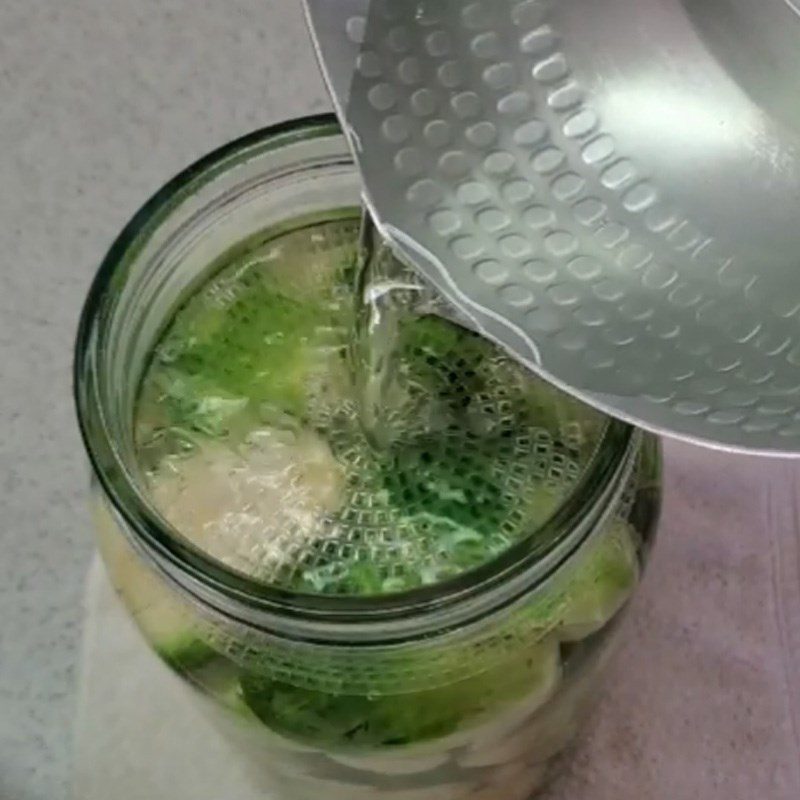 Step 3 Fermenting Cabbage Tiny Cabbage Pickles