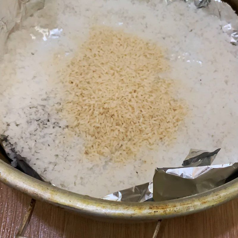 Step 4 Salt the chicken Smoked salted chicken