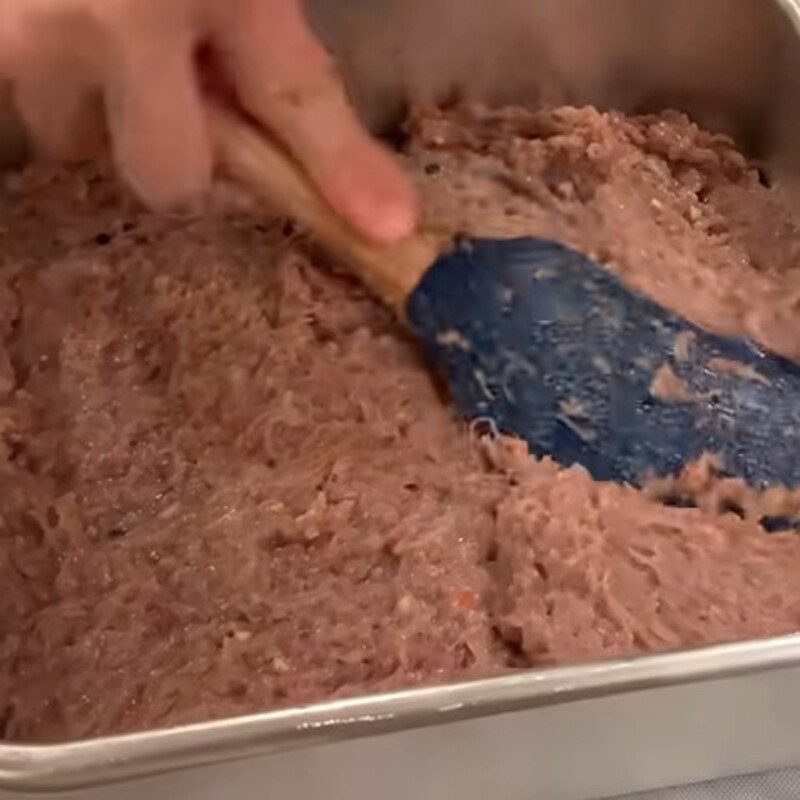 Step 4 Fermenting the Nem Sour beef nem from beef pieces