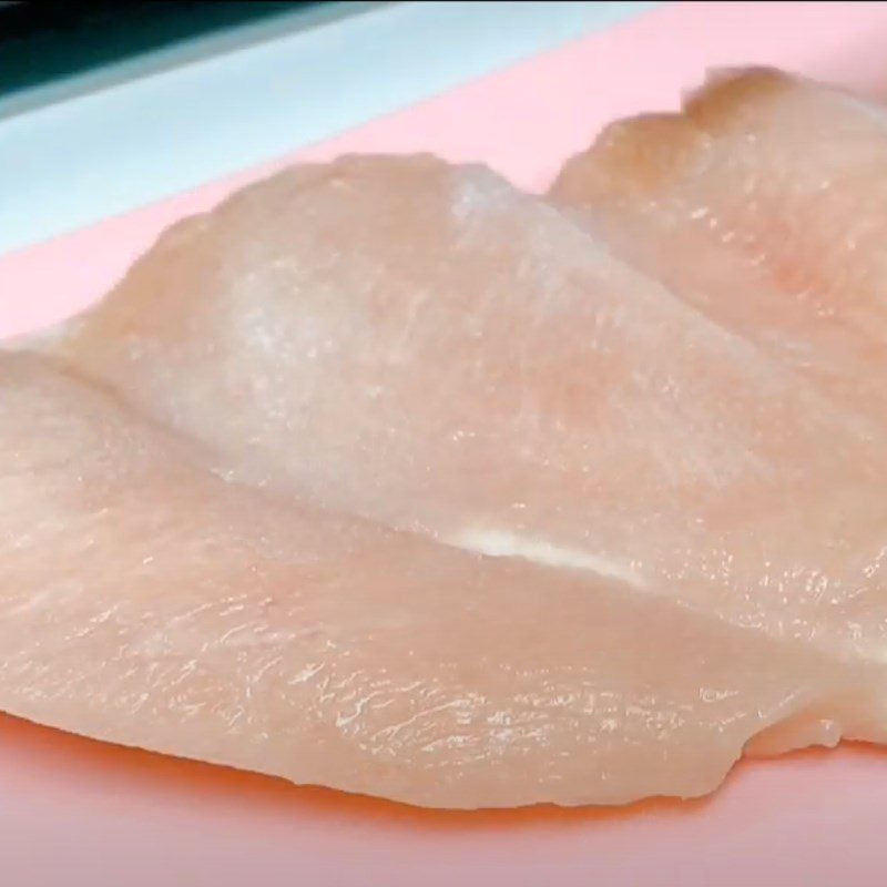 Step 1 Prepare chicken breast Ginger Garlic Steamed Chicken