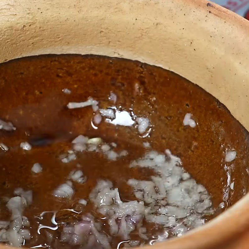 Step 3 Stew eggs with bottle gourd Balut with bottle gourd and jute leaves