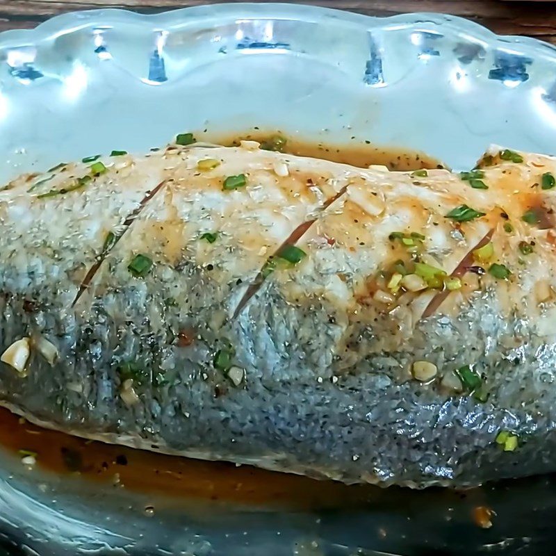 Step 3 Marinating fish Steamed snakehead fish with mixed vegetables