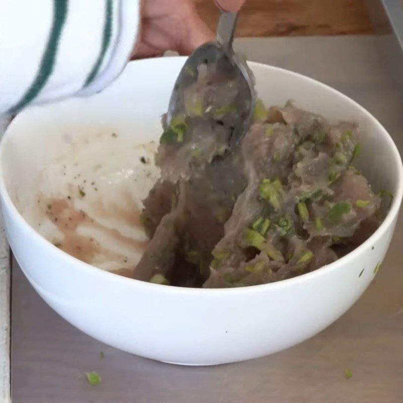 Step 2 Marinating Fish Fish Wrapped in Rice Paper