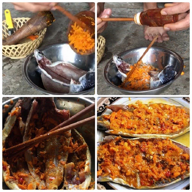 Step 2 Marinate the Fish for Grilled Flying Fish with Turmeric