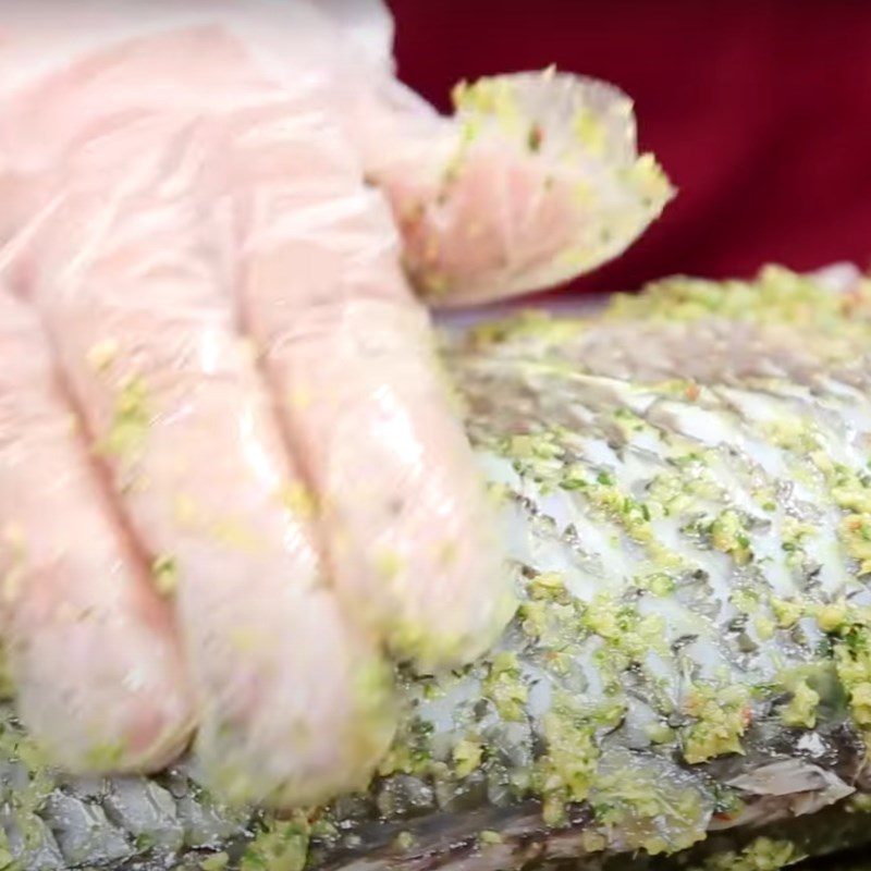 Step 2 Marinate the tilapia fish for air frying