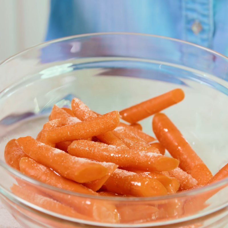 Step 2 Marinate the carrots Honey roasted carrots