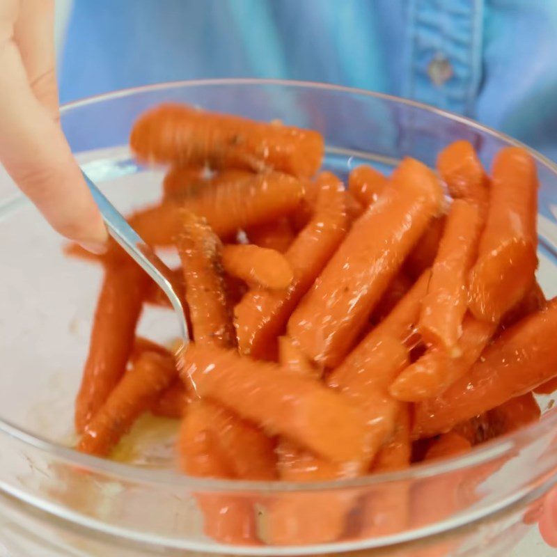 Step 2 Marinate the carrots Honey roasted carrots