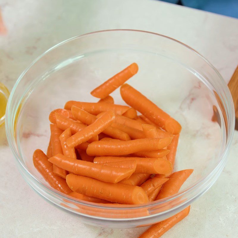 Step 2 Marinate the carrots Honey roasted carrots