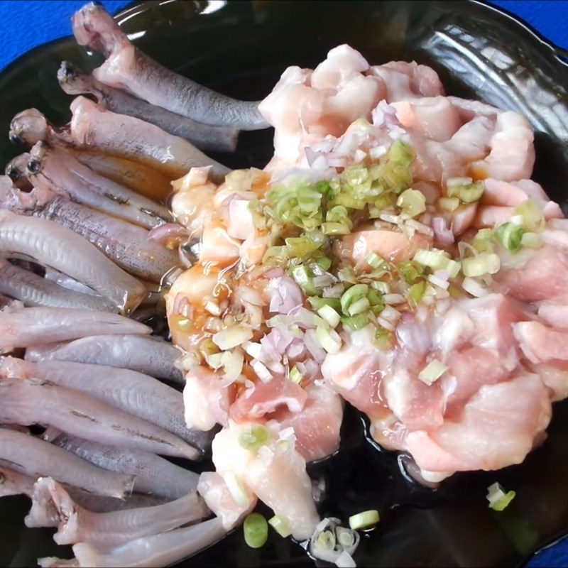 Step 3 Marinate the Fish and Meat Braised Goby Fish with Pork Belly