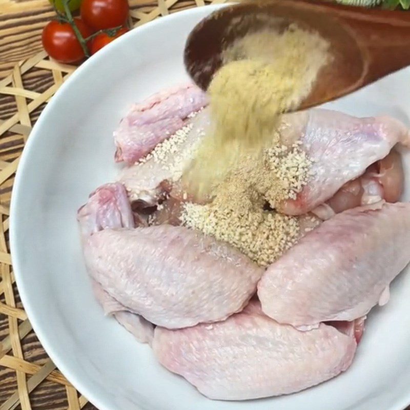 Step 2 Marinate chicken wings Roasted chicken (Recipe shared from TikTok Cooking with TasteVN)