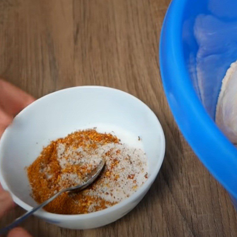 Step 2 Marinate chicken wings Grilled chicken wings with garlic butter