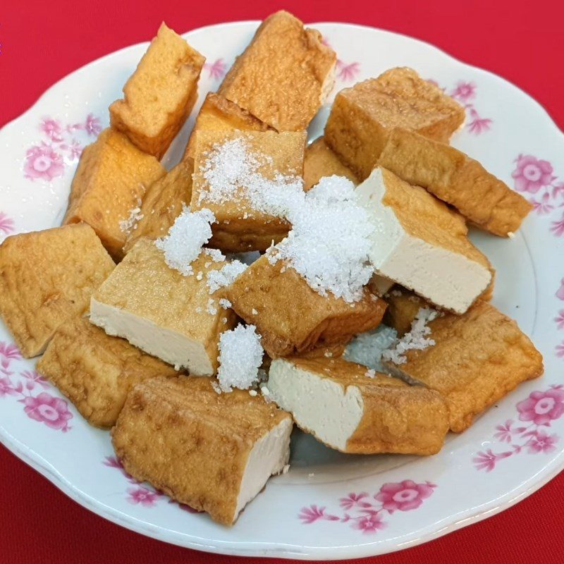 Step 3 Marinate the tofu Vegetarian tofu stew with soybeans