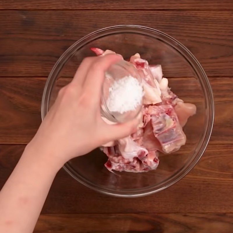 Step 2 Marinate the chicken Spicy Fried Chicken