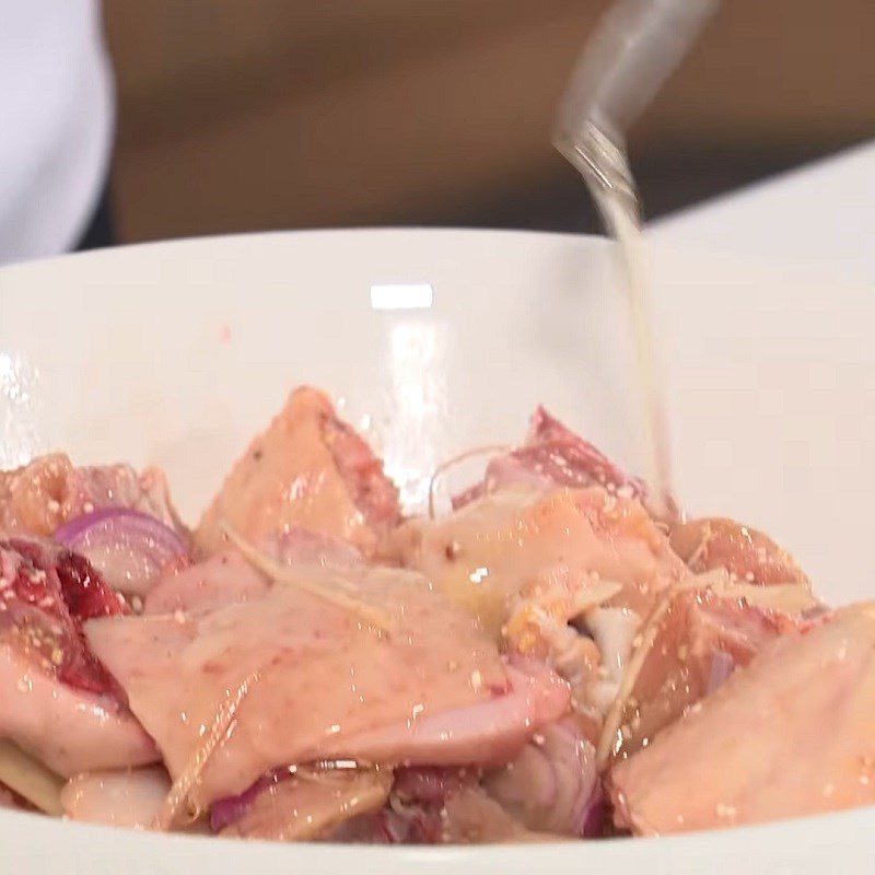 Step 3 Marinate chicken Ginger lemongrass chicken