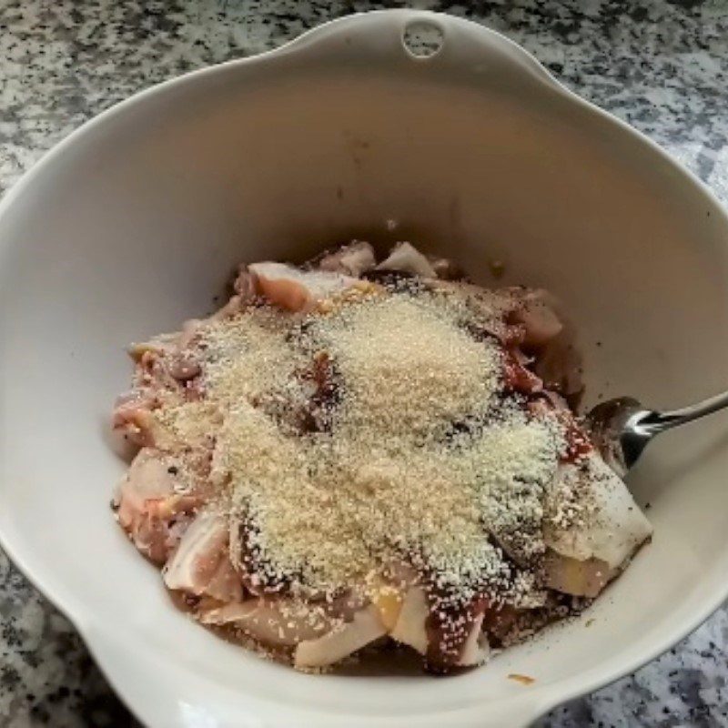 Step 3 Marinate the chicken Black pepper chicken