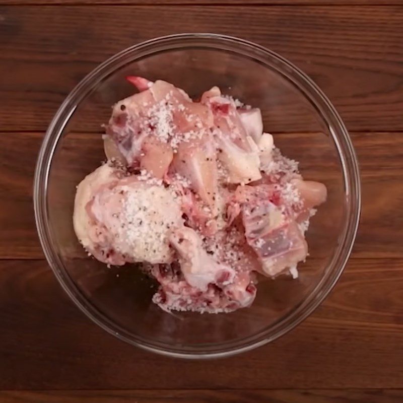 Step 2 Marinate the chicken Spicy Fried Chicken