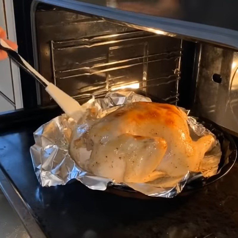 Step 3 Marinate the chicken and grill Whole sticky rice chicken