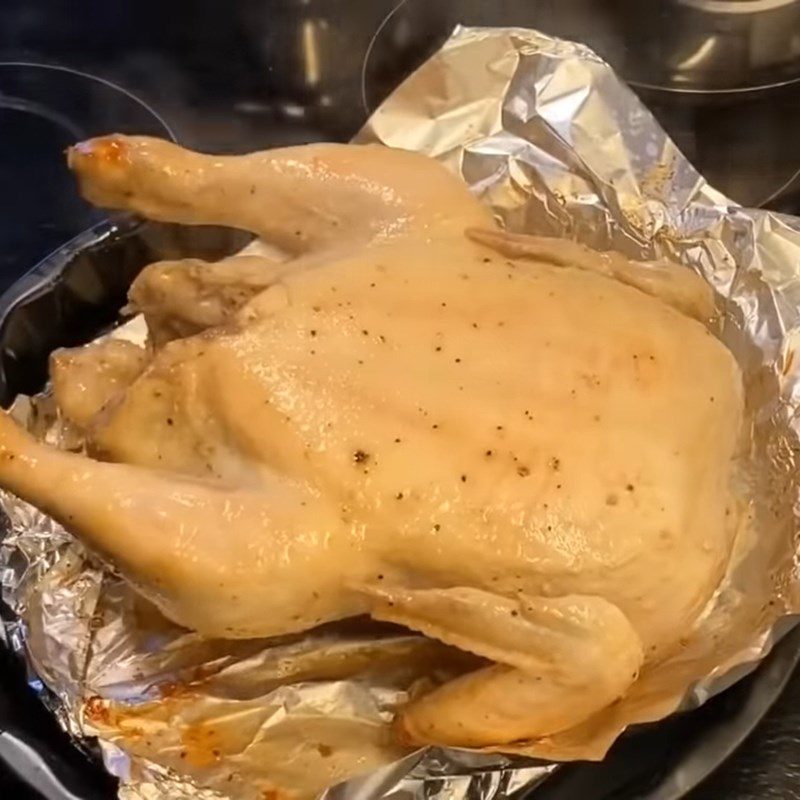 Step 3 Marinate the chicken and grill Whole sticky rice chicken