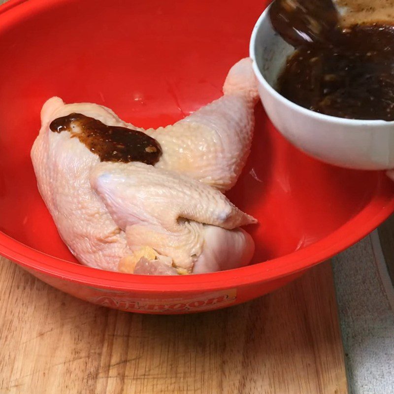 Step 3 Marinate and roast the chicken