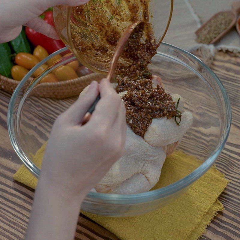 Step 2 Marinate the chicken Mediterranean Marinade