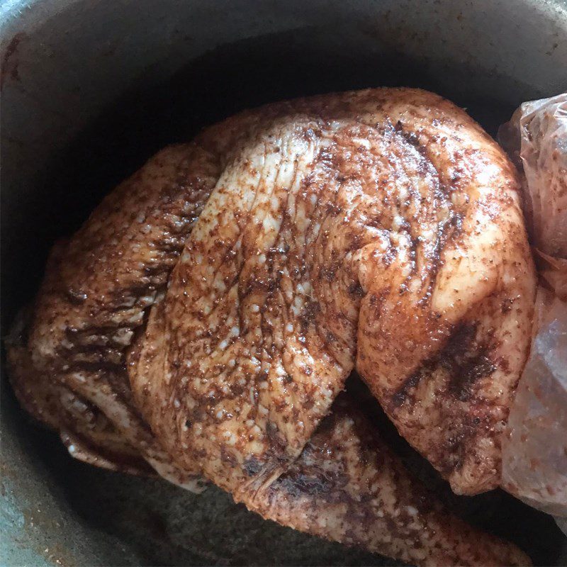 Step 2 Marinating Honey Five-Spice Chicken