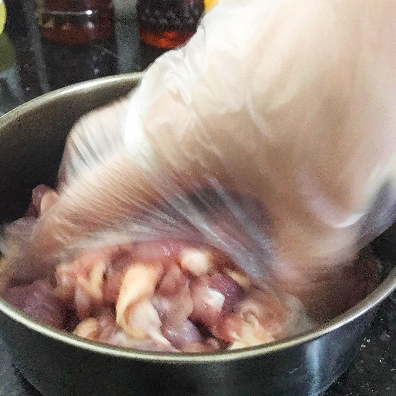 Step 2 Marinate the meat Grilled vegetable rolls