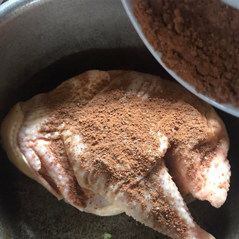 Step 2 Marinate the spices for Honey Five-Spice Grilled Chicken