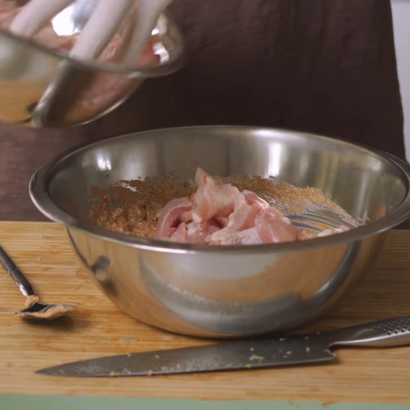 Step 3 Marinate chicken fillet Chicken curry with masala sauce