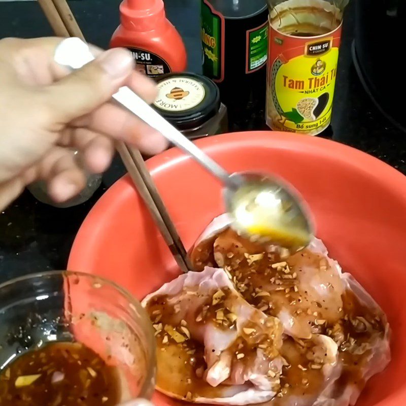 Step 2 Marinate the Pork Ribs using Aluminum Foil in an Air Fryer