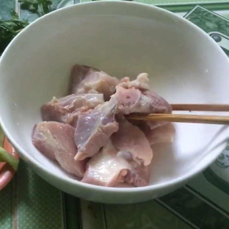 Step 2 Marinate the Ribs for Cauliflower Soup with Ribs