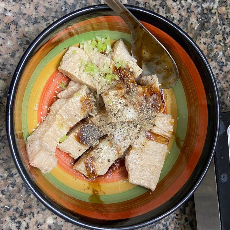 Step 2 Marinate the ribs with coconut water