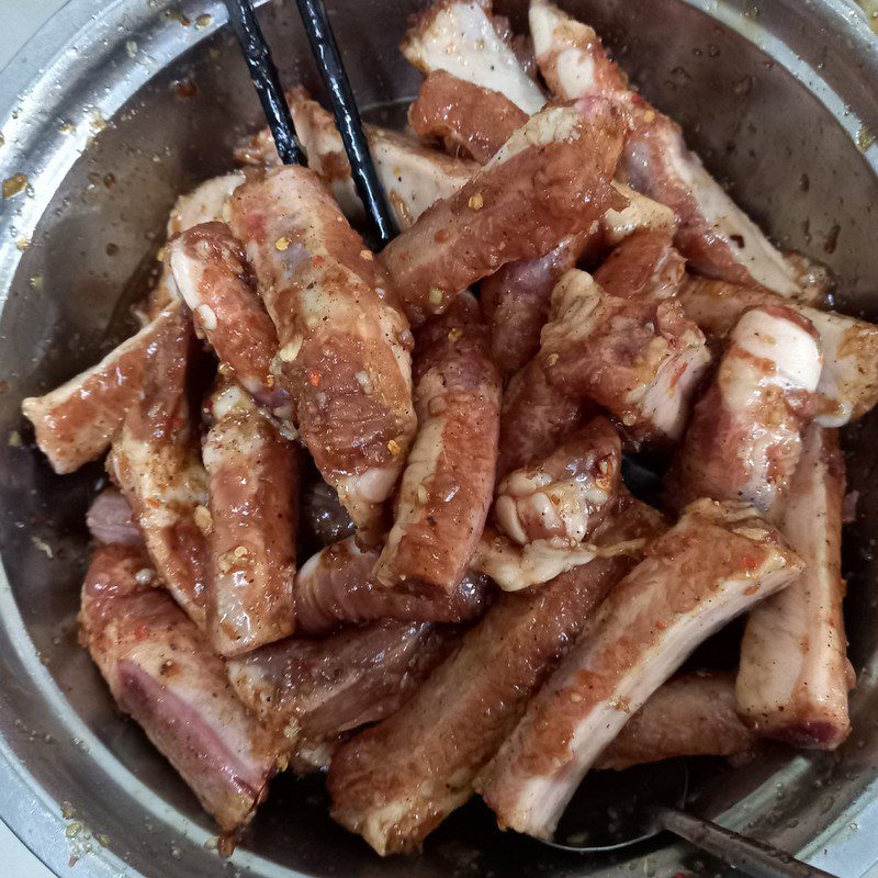 Step 2 Marinate the ribs Honey grilled ribs