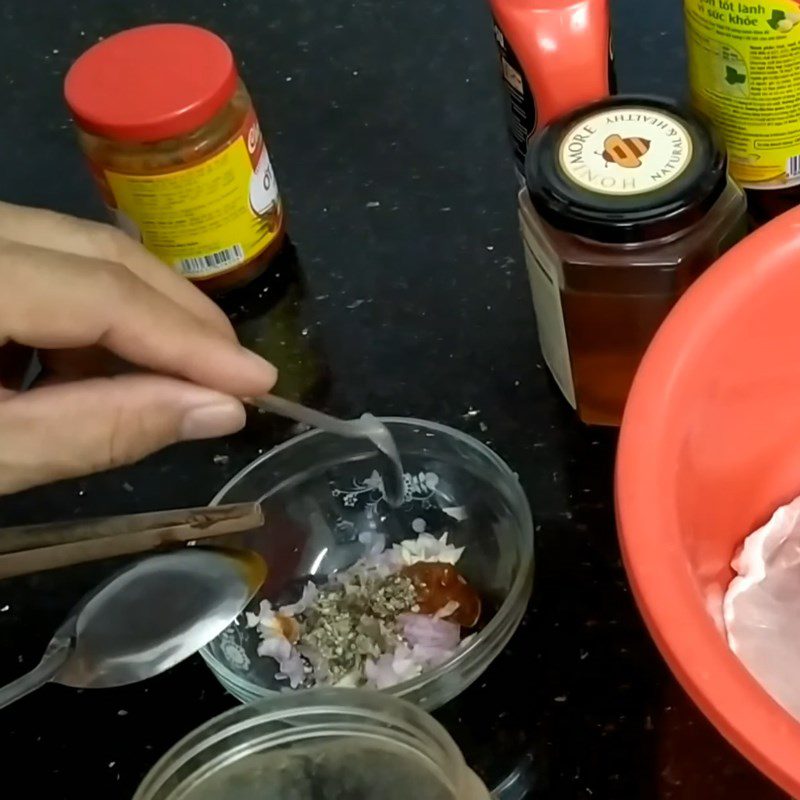 Step 2 Marinate the ribs Grilled Pork Chops in Foil using an Air Fryer