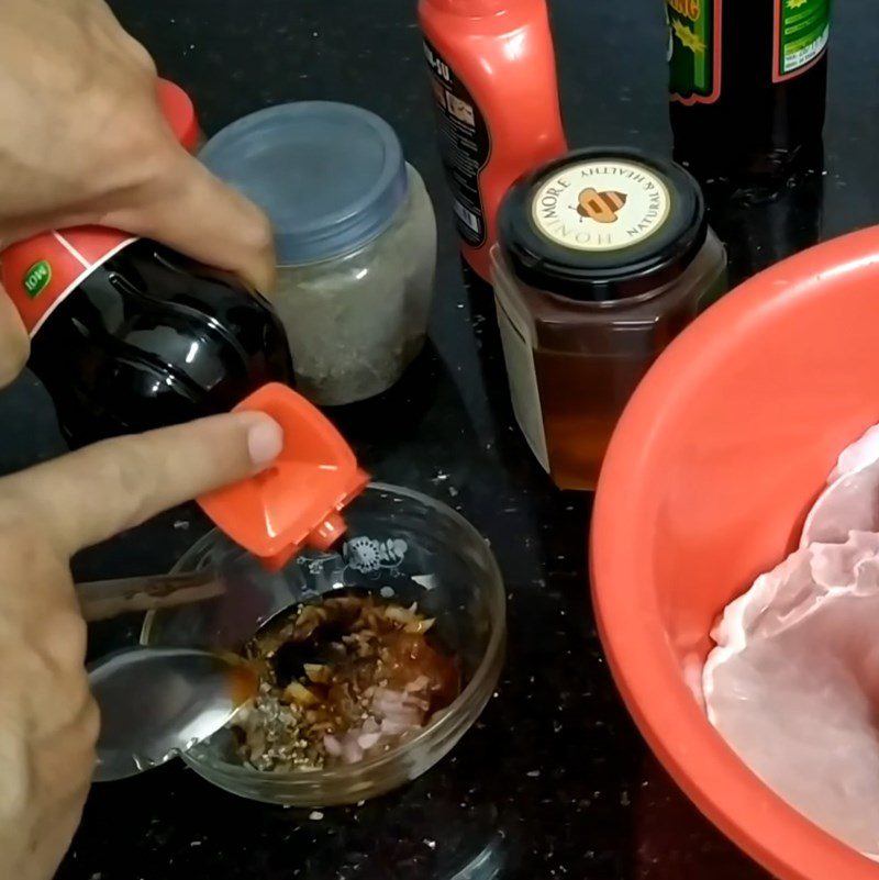 Step 2 Marinate the Pork Ribs using Aluminum Foil in an Air Fryer