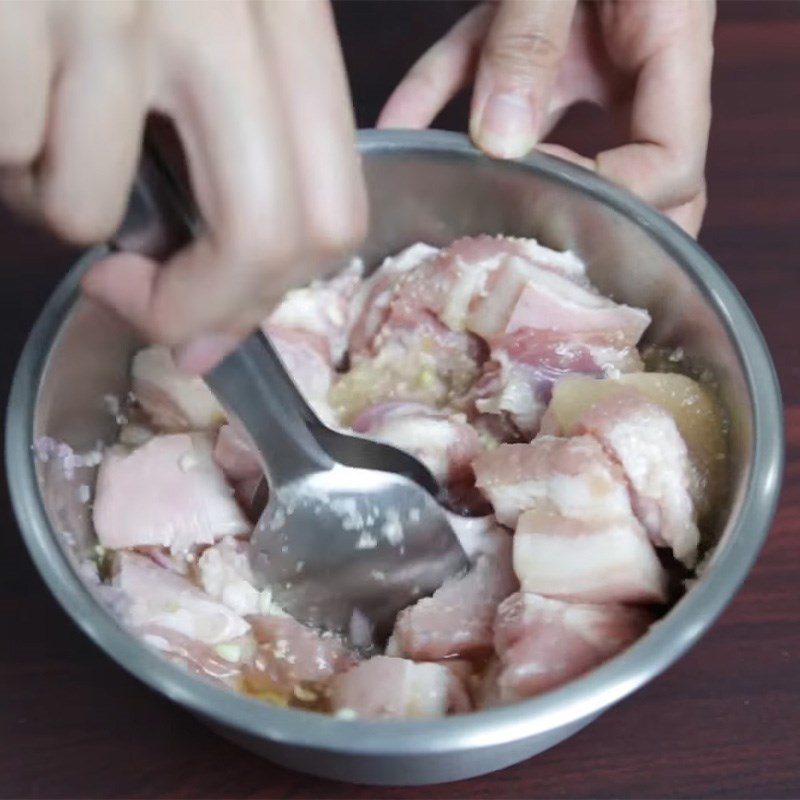 Step 1 Marinate the meat Braised Pork