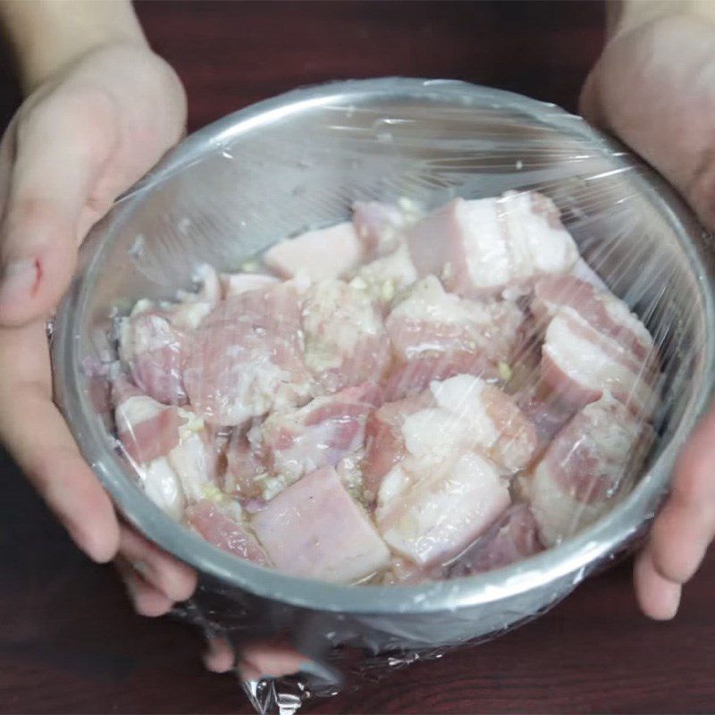 Step 1 Marinate the meat Braised Pork